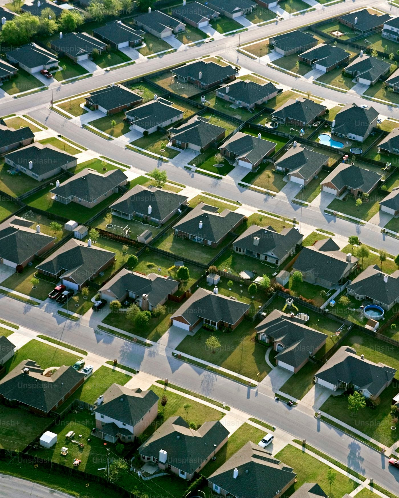 Aerial view of the Sterling Ridge neighbourhood